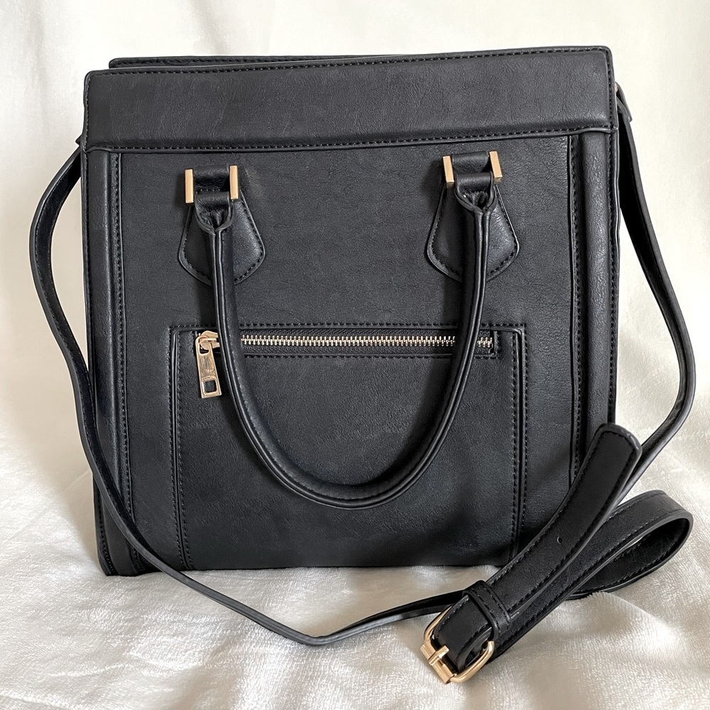 Dasein Vegan Leather Satchel